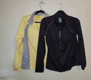 Danskin Now Yellow/Gray  & Black Jacket